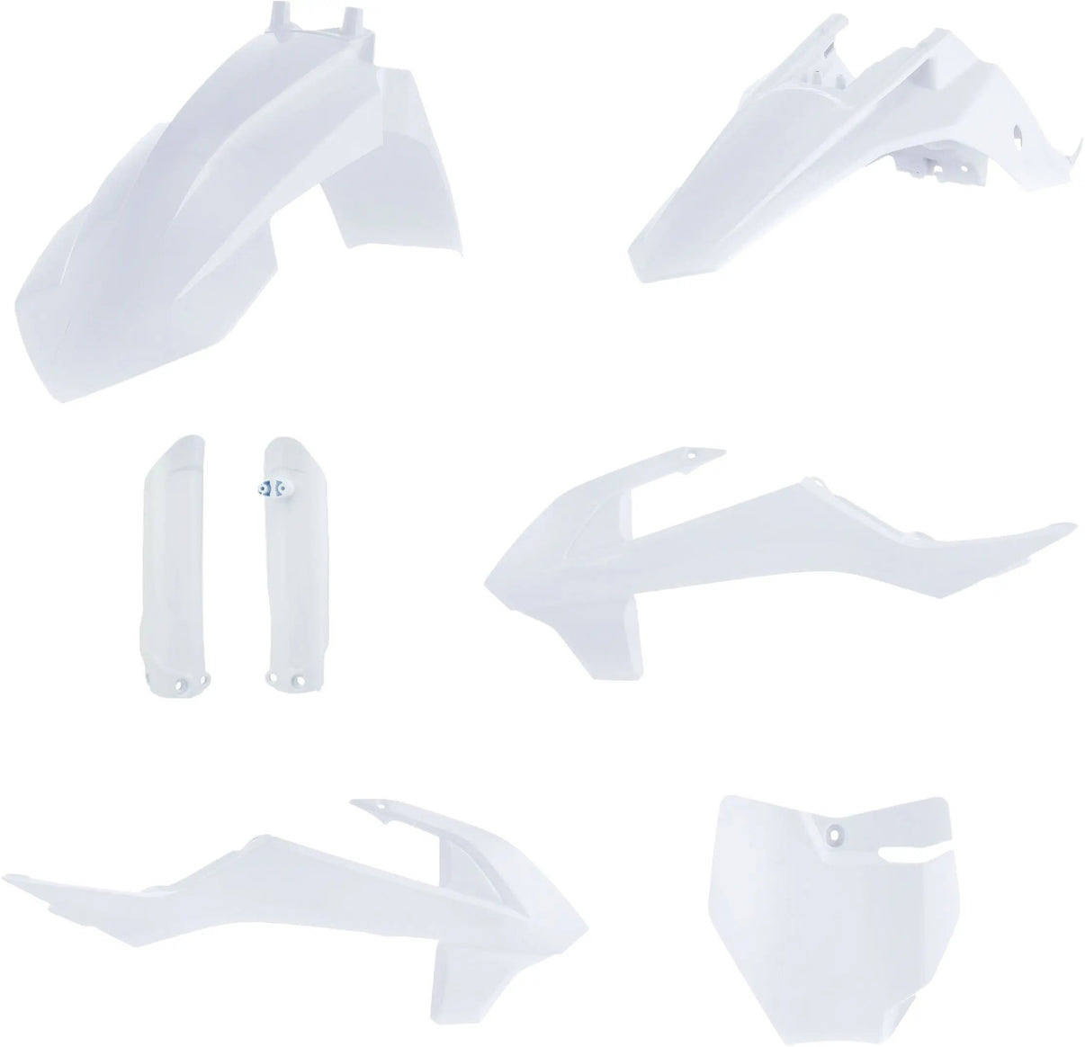 Full Plastic Kit White ACERBIS