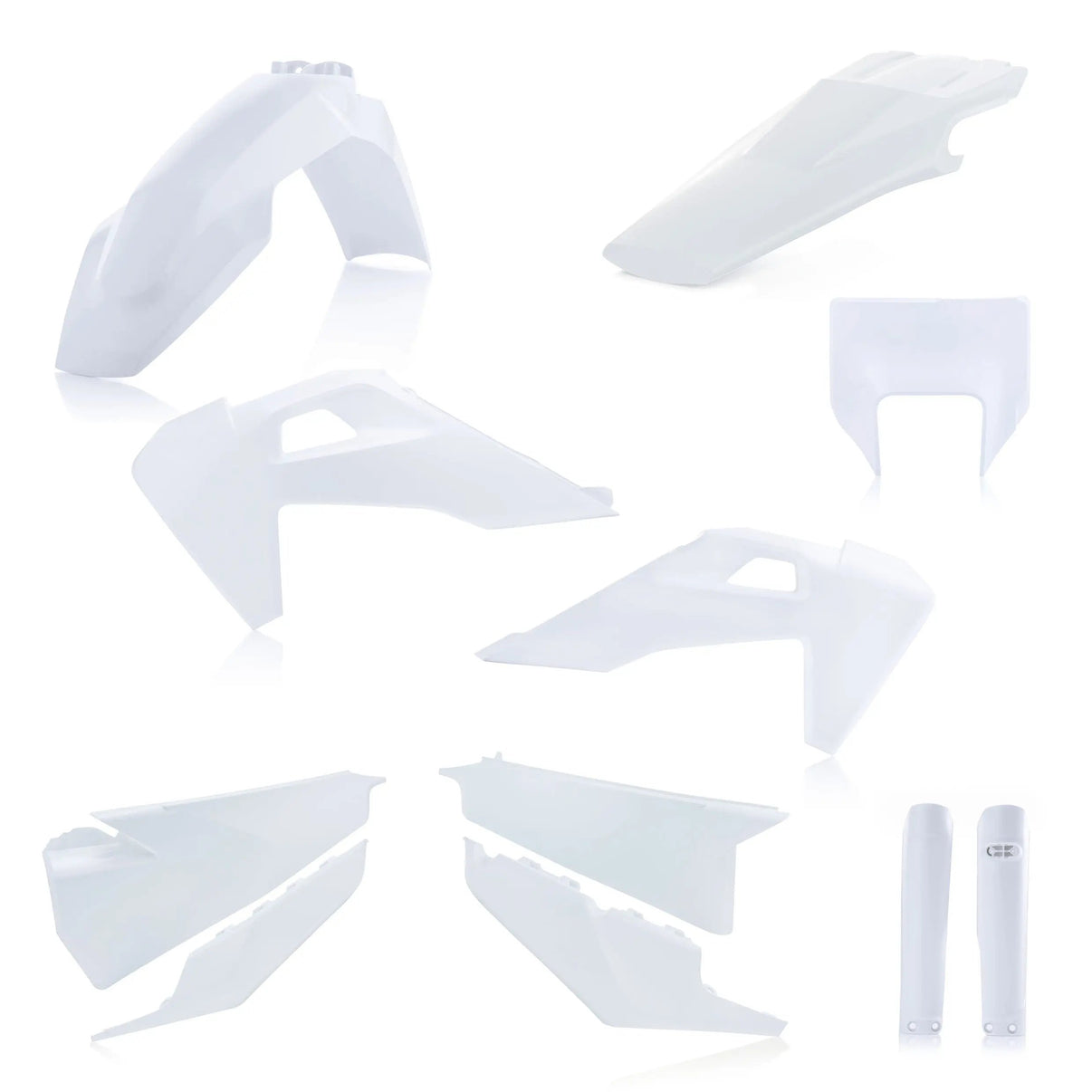 Full Plastic Kit White ACERBIS