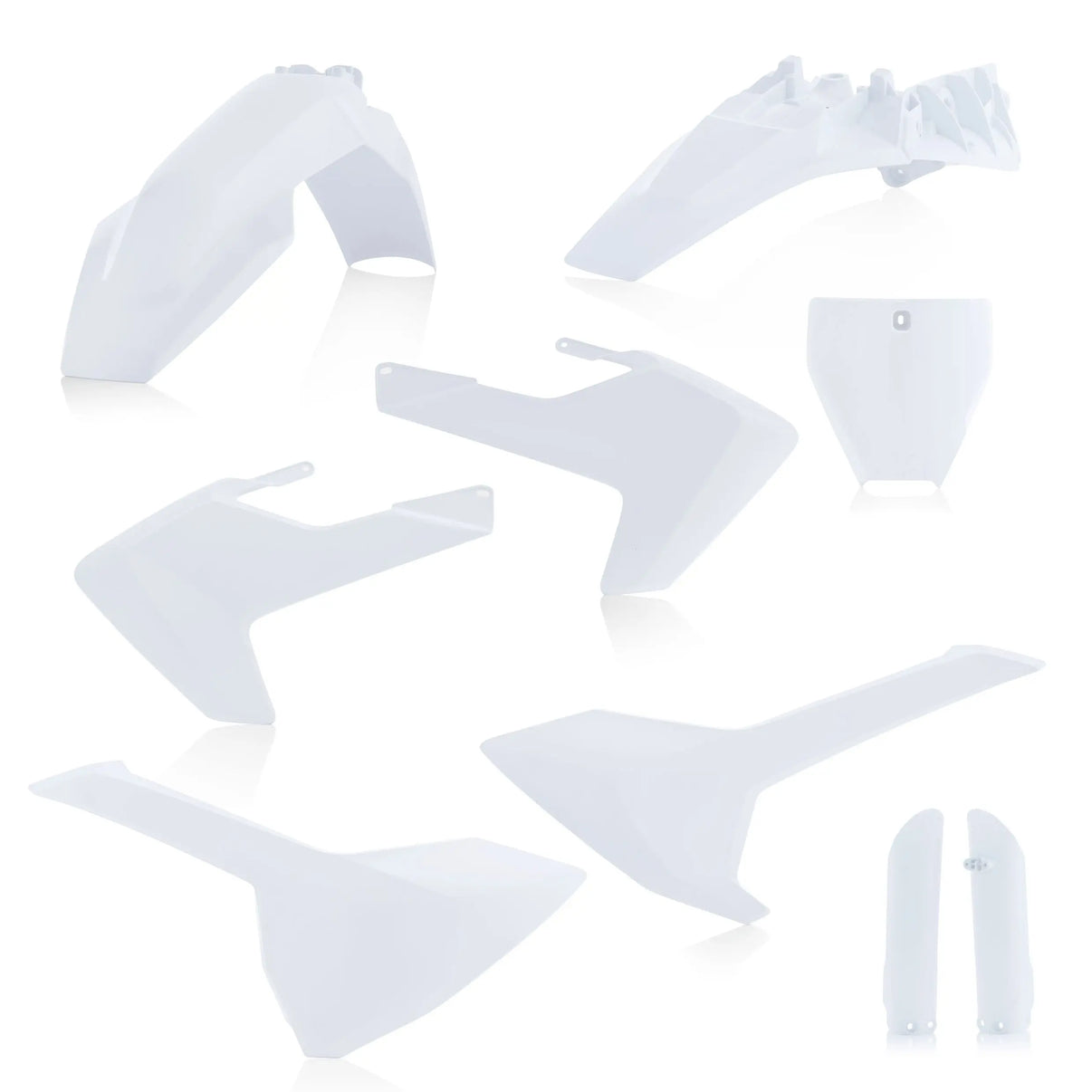 Full Plastic Kit White ACERBIS