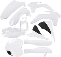 Full Plastic Kit White ACERBIS