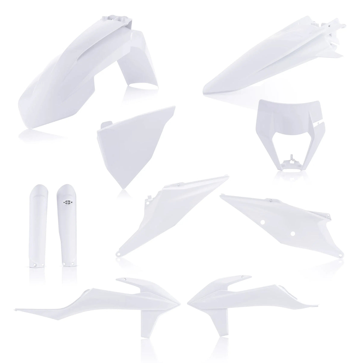 Full Plastic Kit White ACERBIS