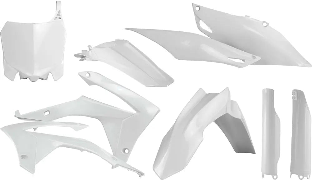Full Plastic Kit White ACERBIS