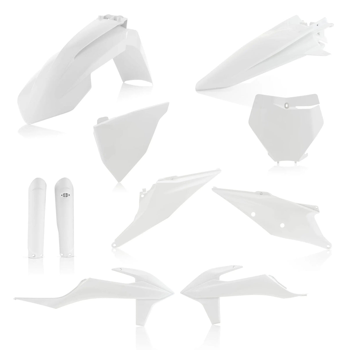 Full Plastic Kit White ACERBIS