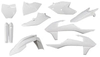 Full Plastic Kit White ACERBIS