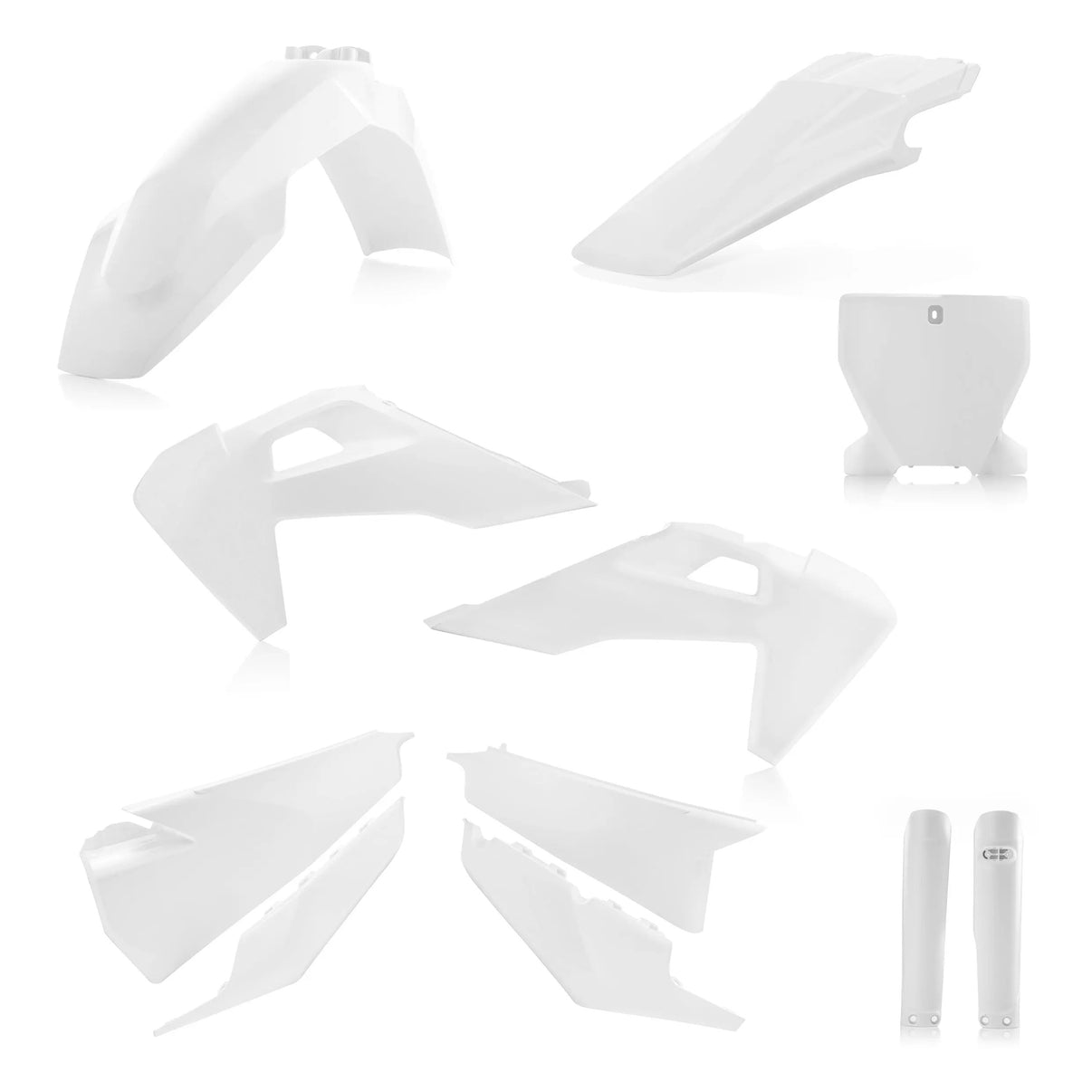 Full Plastic Kit White ACERBIS