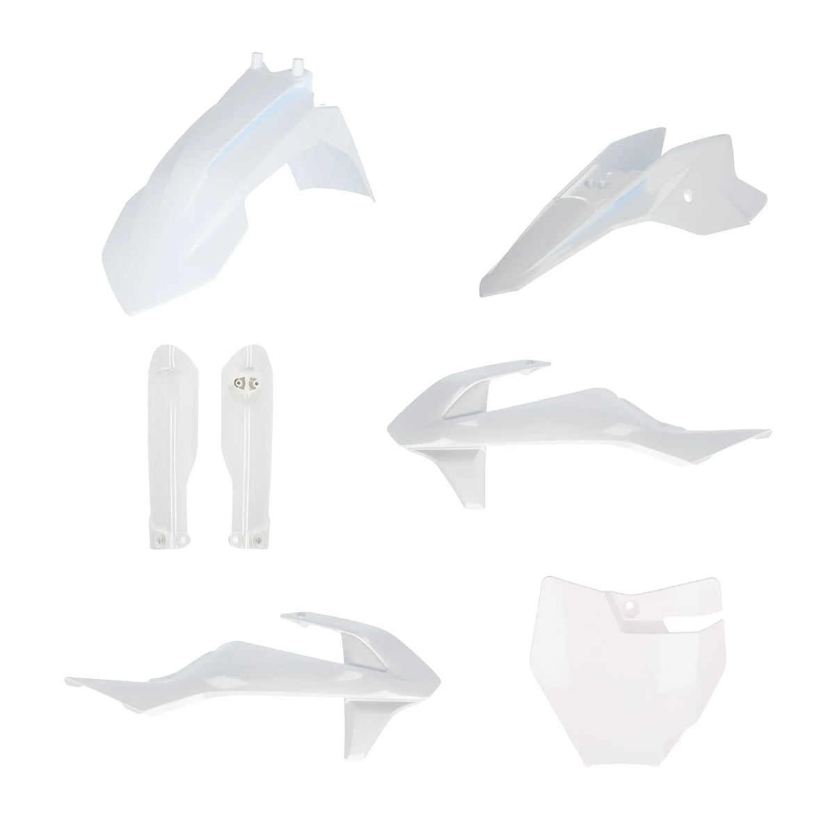 Full Plastic Kit White Gas/Ktm ACERBIS