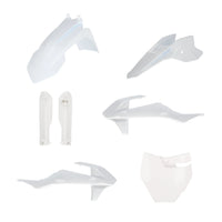 Full Plastic Kit White Gas/Ktm ACERBIS