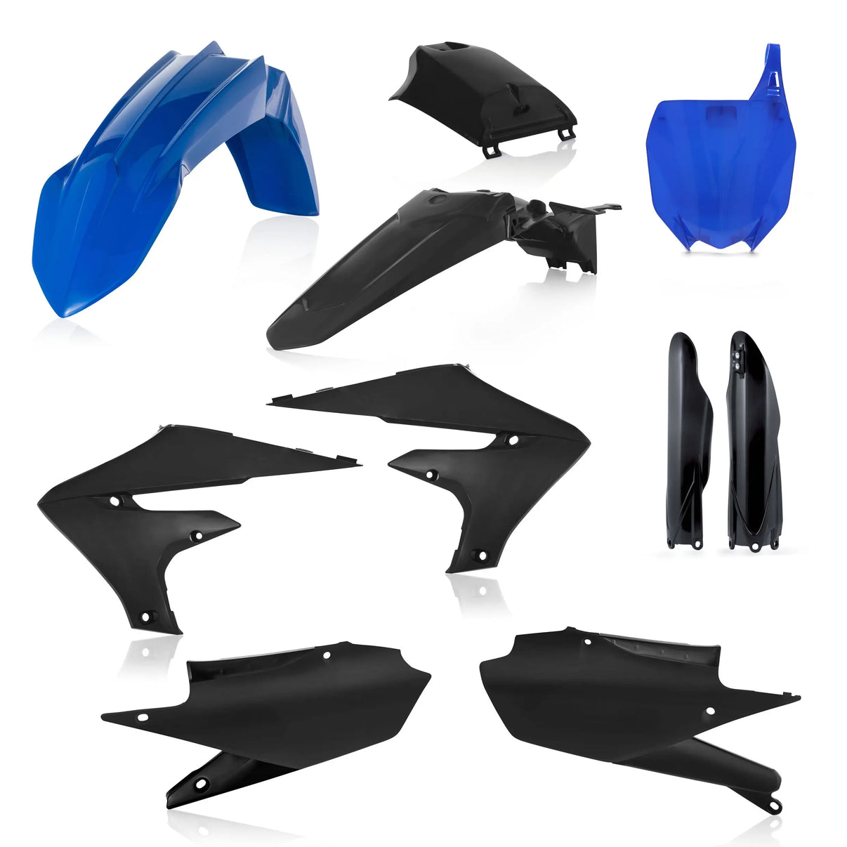 Full Plastic Kit Yam Blue/Black ACERBIS
