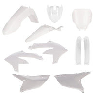 Full Plastic Kit Yam White ACERBIS