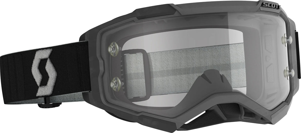 Fury Goggle Black/Grey Clear Works Lens SCOTT