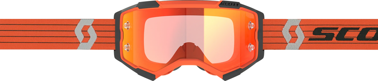 Fury Goggle Orange/Grey Orange Chrome Works SCOTT