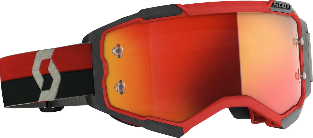 Fury Goggle Red/Black Orange Chrome Works SCOTT
