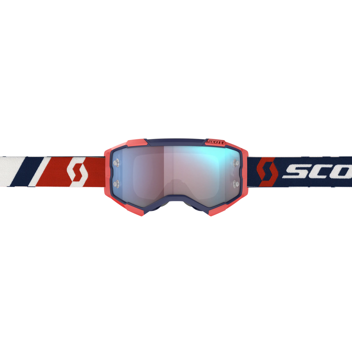 Fury Goggle Red/Blue Blue Chrome Works Lens SCOTT