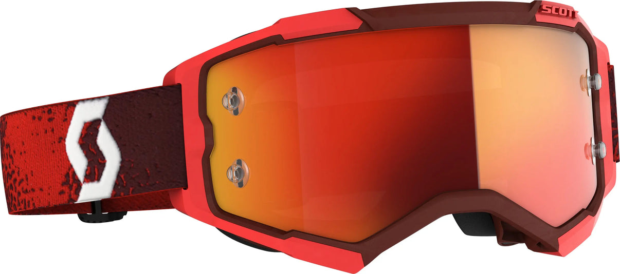 Fury Goggle Red/Orange Chrome Works SCOTT