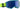 Fury Goggle Teal Blue/Neon Ylw Electric Blue Chrome Works SCOTT