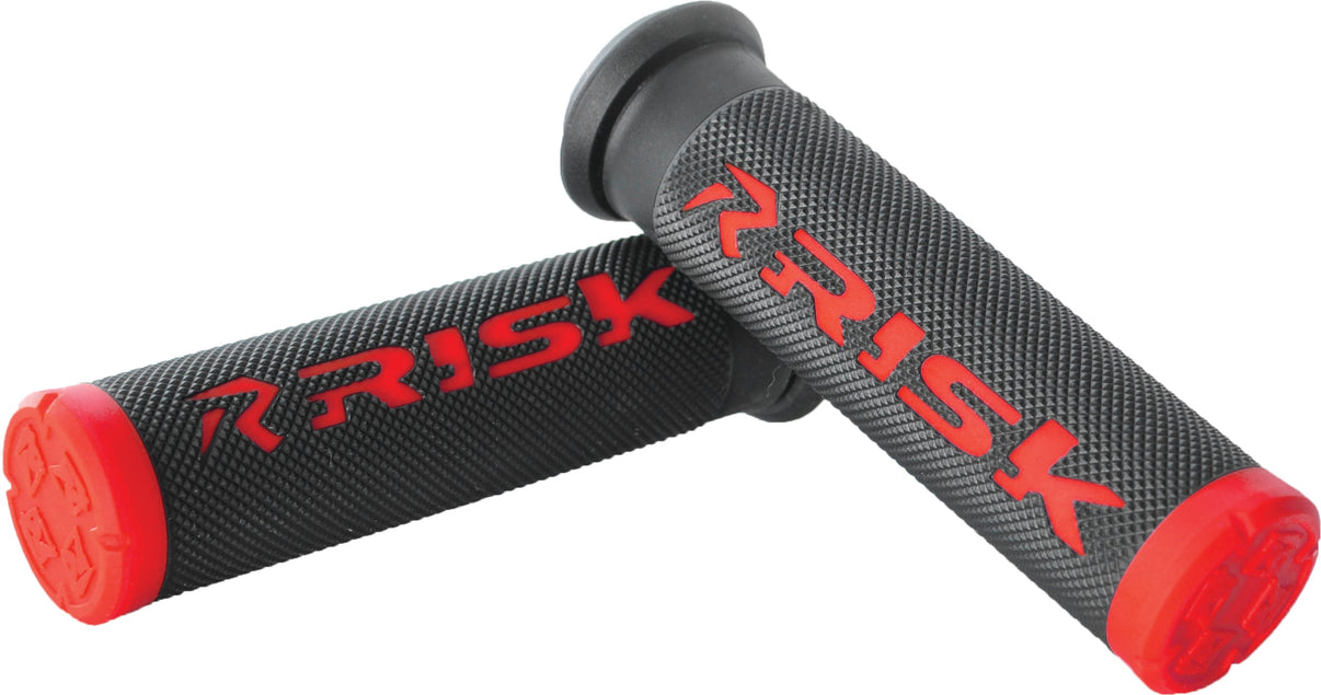 Fusion 2.0 Atv Grips Red RISK RACING