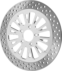 Hawg Halters 13" Front Brake Rotor 2.22" ID Chrome Carrier - Harley Davidson HAWG HALTERS INC