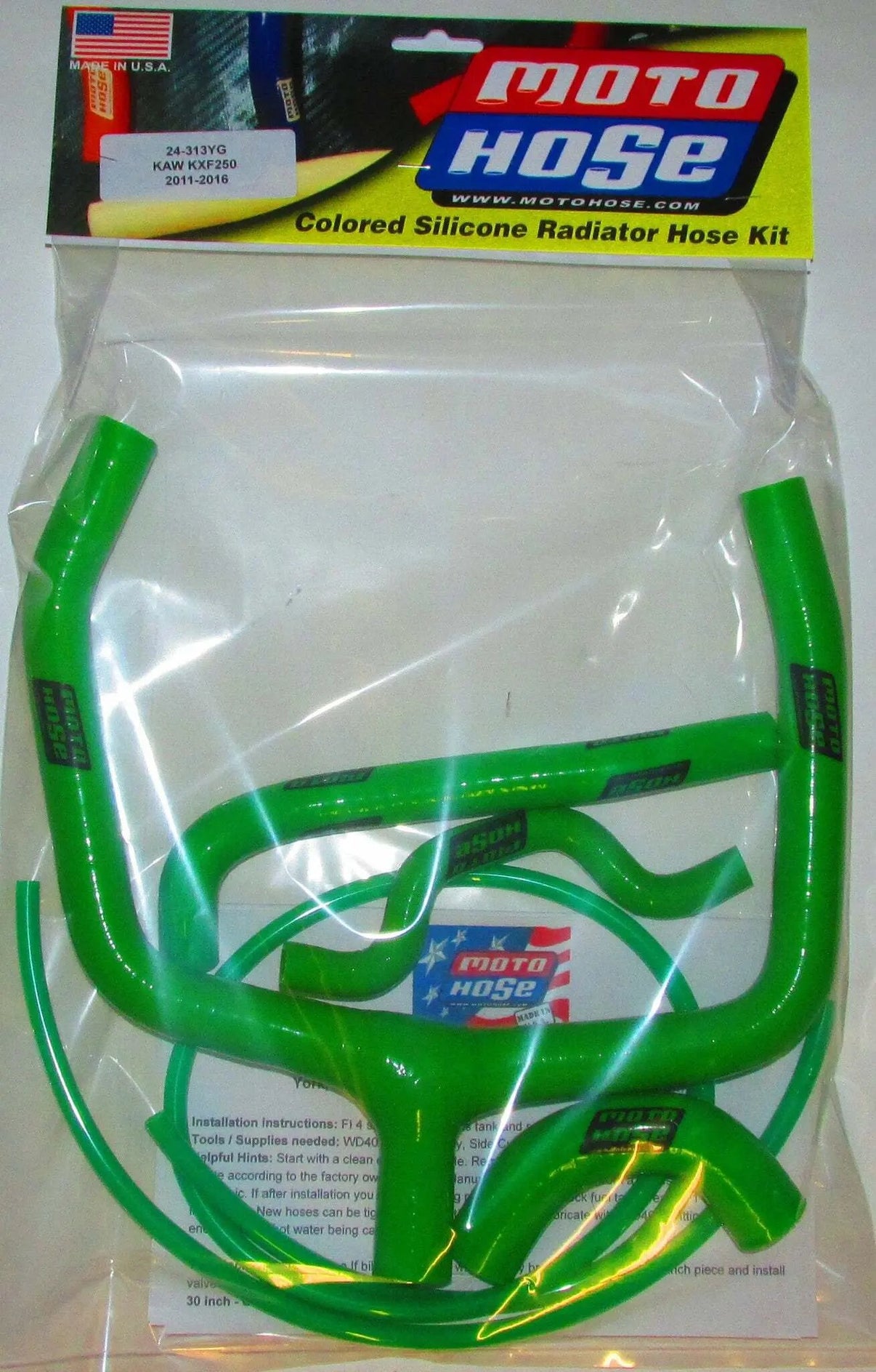 Hose Kit Green Kaw MOTO HOSE