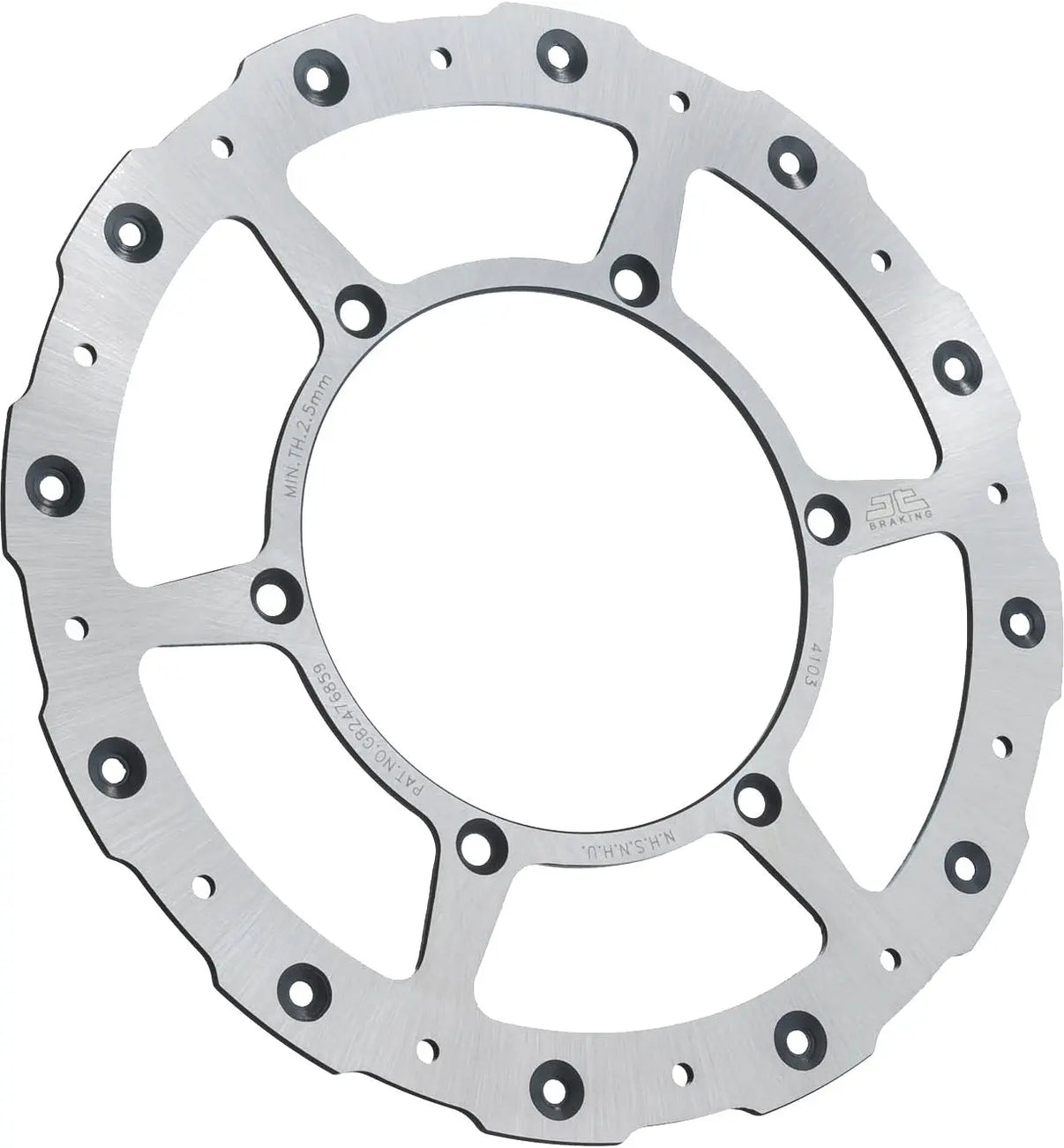 JT Front Brake Rotor SS Self Cleaning Yamaha YZ125 | YZ250 | YZ250F | YZ250X | YZ450F (2005-2016) JT