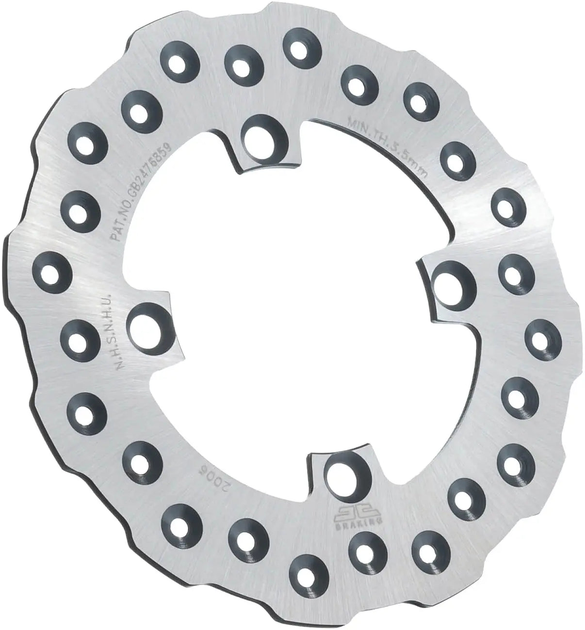 JT Rear Brake Rotor SS Self Cleaning Kawasaki KLX140 | KLX140G | KLX140L | KX100 | KX80 | KX85 | Suzuki RM80 | RM85 (1990-2018) JT