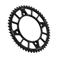 JT Rear Racelite Aluminum Sprocket - 50 Tooth 428 Black - KTM 85 SX (17/14) | 85 SX (19/16) | 105 SX | 85 XC | Husqvarna TC 85 (17/14) | TC 85 (19/16) (2004-2023) JT