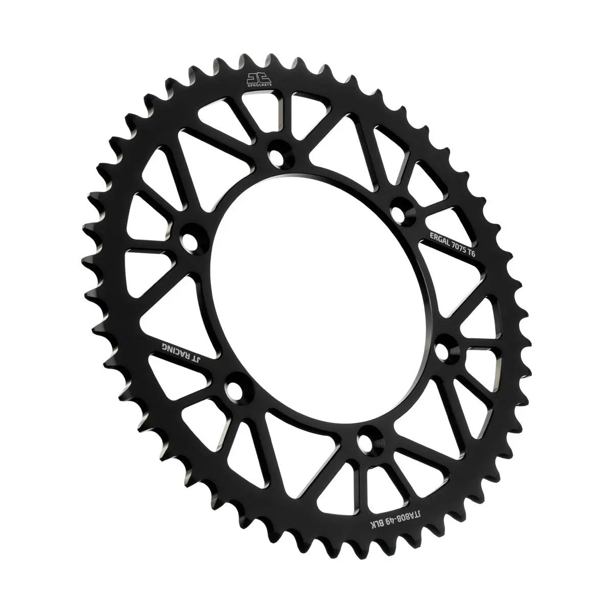 JT Rear Racelite Sprocket Alum 49 Tooth 520 Blk Kaw/Suz JT