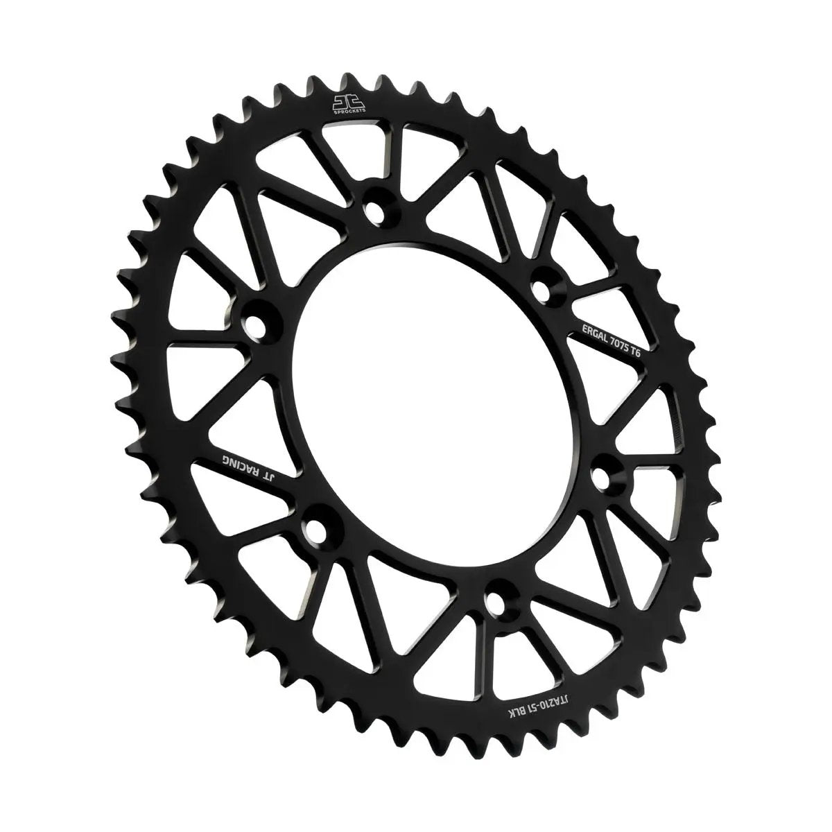 JT Rear Racelite Sprocket Alum 51 Tooth 520 Blk Beta/Hon JT