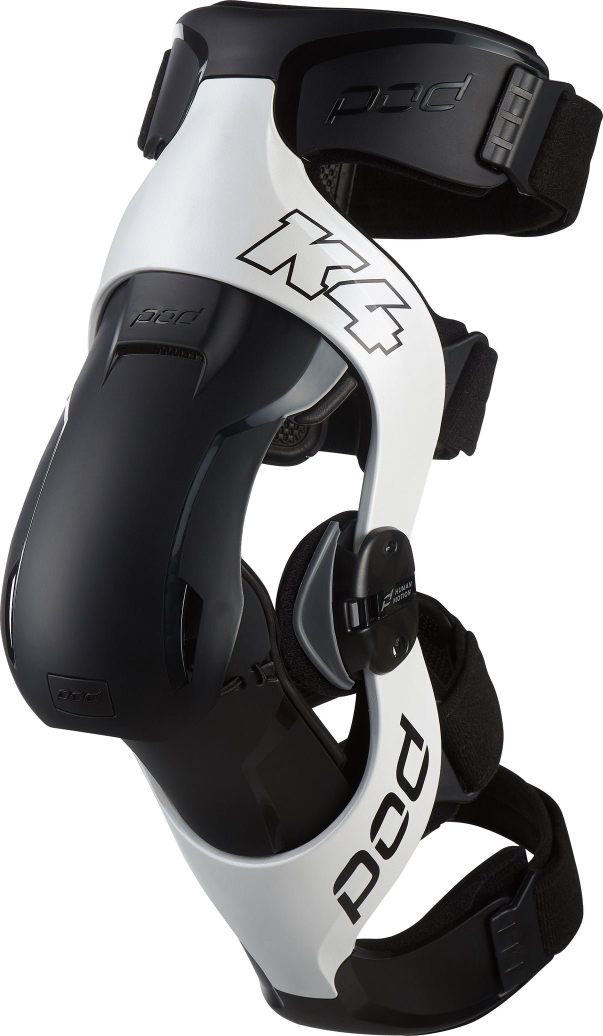 K4 V2.0 Knee Brace (Pr) Wht/Blk   Xs/S POD