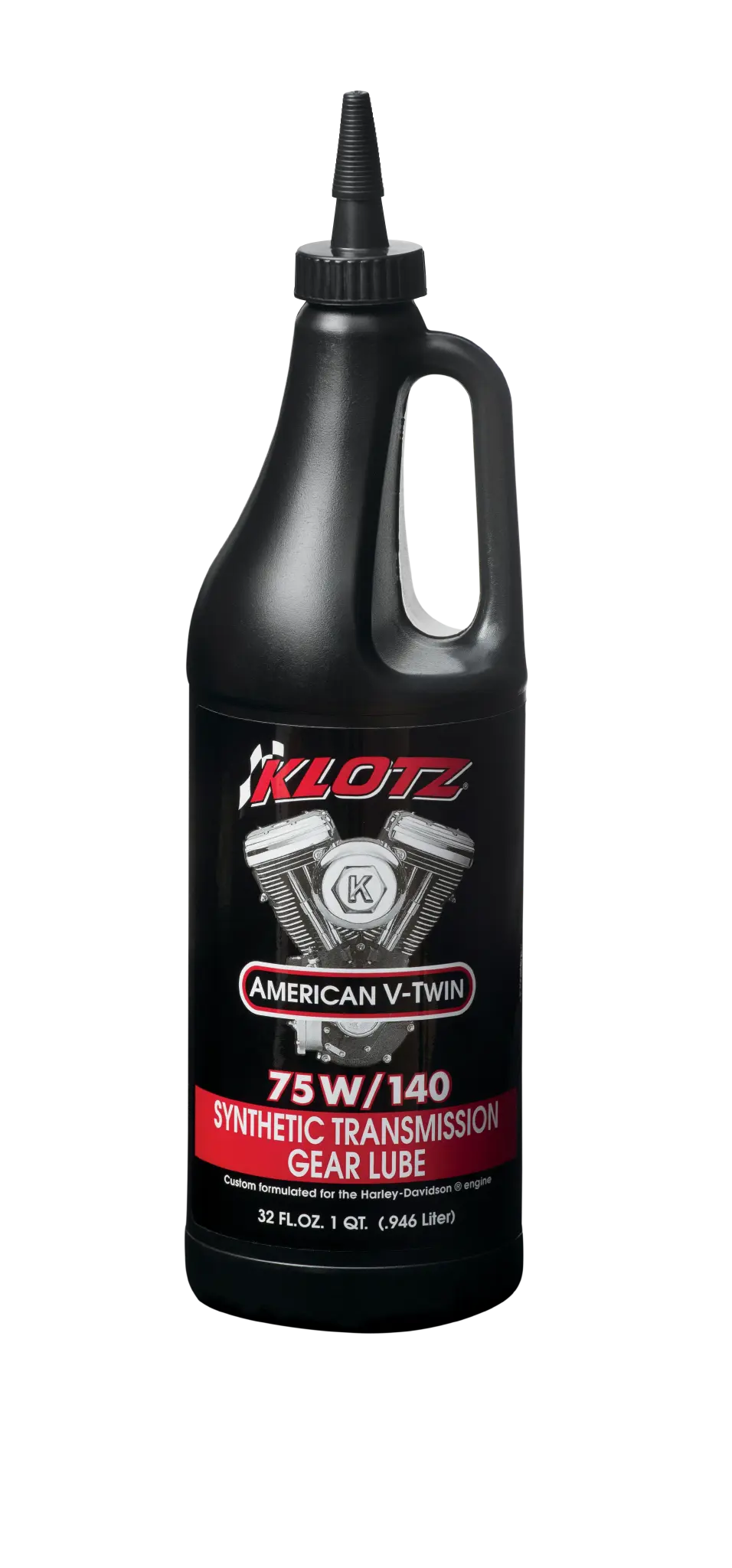 Klotz American V-Twin Transmission Lubricant 75w 140 32 Fl. Oz KLOTZ