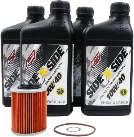 Klotz Side X Side Oil Change Kit 10w40 With Oil Filter Can Am KLOTZ