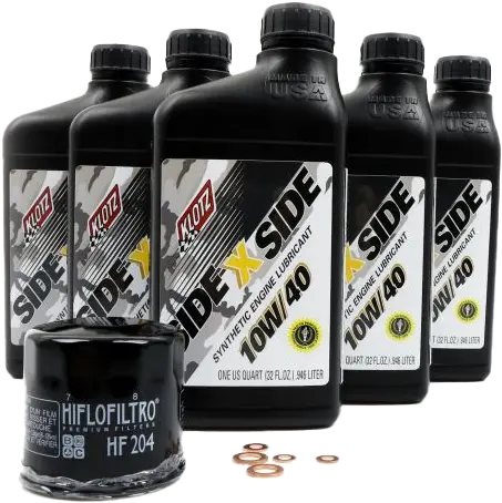Klotz Side X Side Oil Change Kit 10w40 With Oil Filter Yamaha KLOTZ