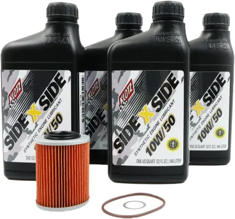 Klotz Side X Side Oil Change Kit 10w50 With Oil Filter Can Am KLOTZ