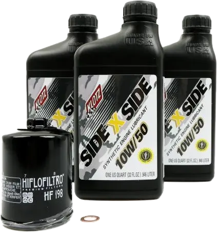 Klotz Side X Side Oil Change Kit 10w50 With Oil Filter Polaris KLOTZ