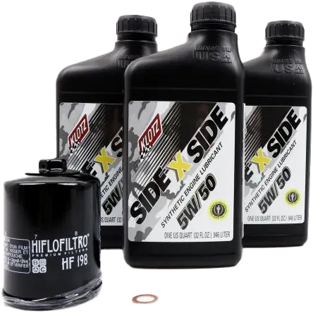 Klotz Side X Side Oil Change Kit 5w50 With Oil Filter Polaris KLOTZ