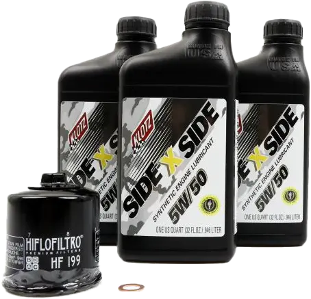 Klotz Side X Side Oil Change Kit 5w50 With Oil Filter Polaris KLOTZ