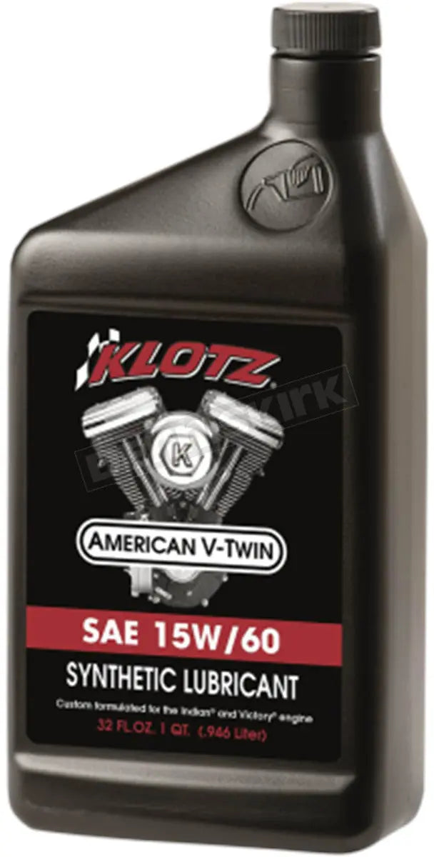 Klotz V-Twin Synthetic 4t Engine Oil 15w60 1 Qt KLOTZ