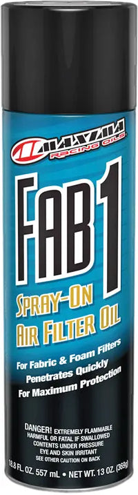 MAXIMA Fab 1 Spray On Air Filter Oil 13oz MAXIMA