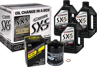 MAXIMA SXS Quick Change Kit 10w 50 With Black Oil Filter MAXIMA