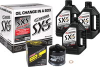 MAXIMA SXS Quick Change Kit 5w 50 With Black Oil Filter MAXIMA