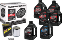 MAXIMA V-Twin Oil Change Kit Synthetic Tc Chrome Filter MAXIMA