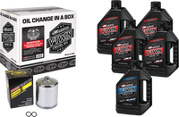 MAXIMA V-Twin Oil Change Kit Synthetic Xl Chrome Filter MAXIMA
