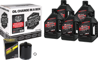 MAXIMA V-Twin Quick Change Kit Synthetic M8 Black Filter MAXIMA