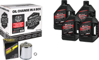 MAXIMA V-Twin Quick Change Kit Synthetic Tc Chrome Filter MAXIMA