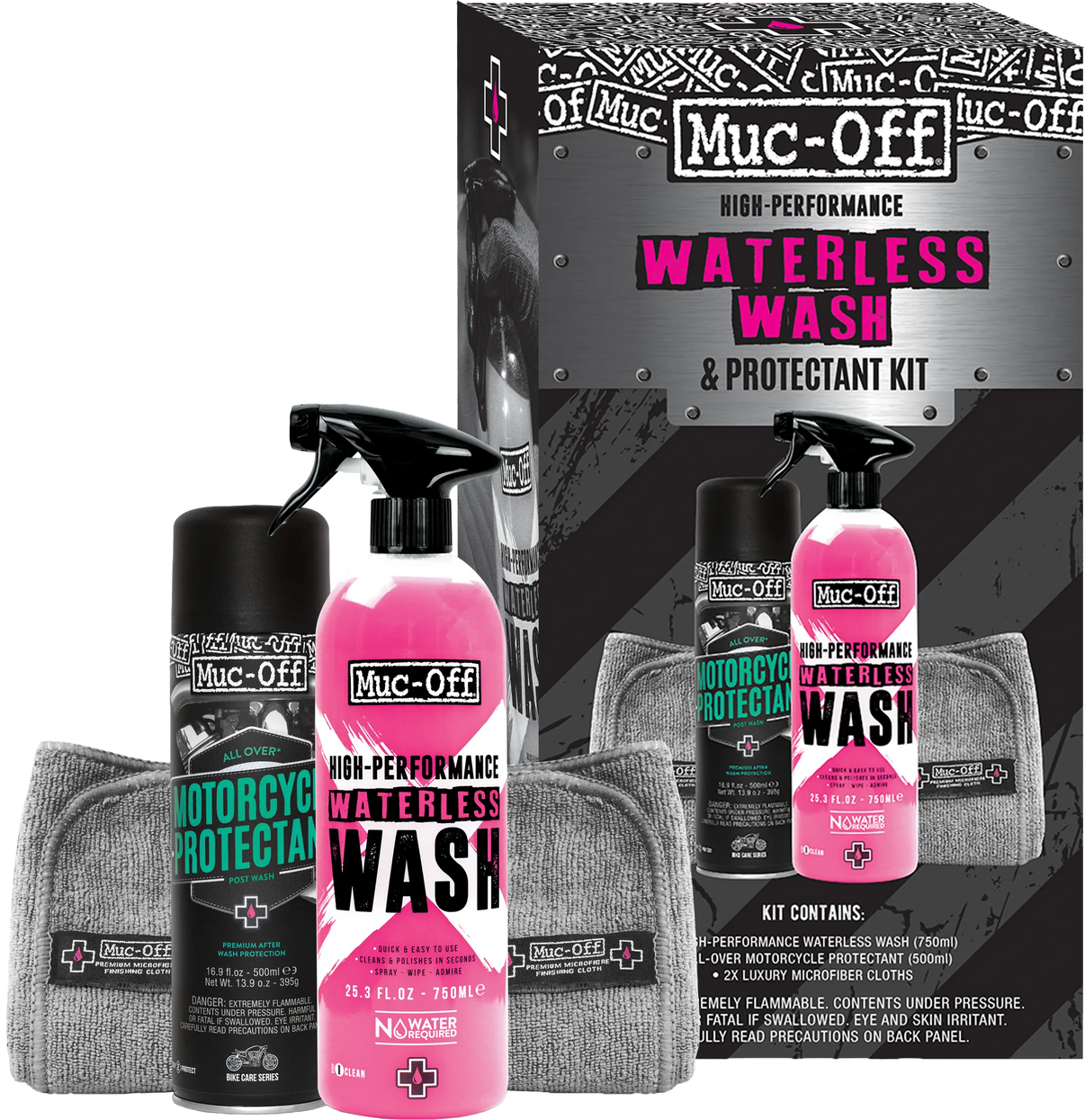 MUC-OFF Waterless Wash & Protect Kit MUC-OFF