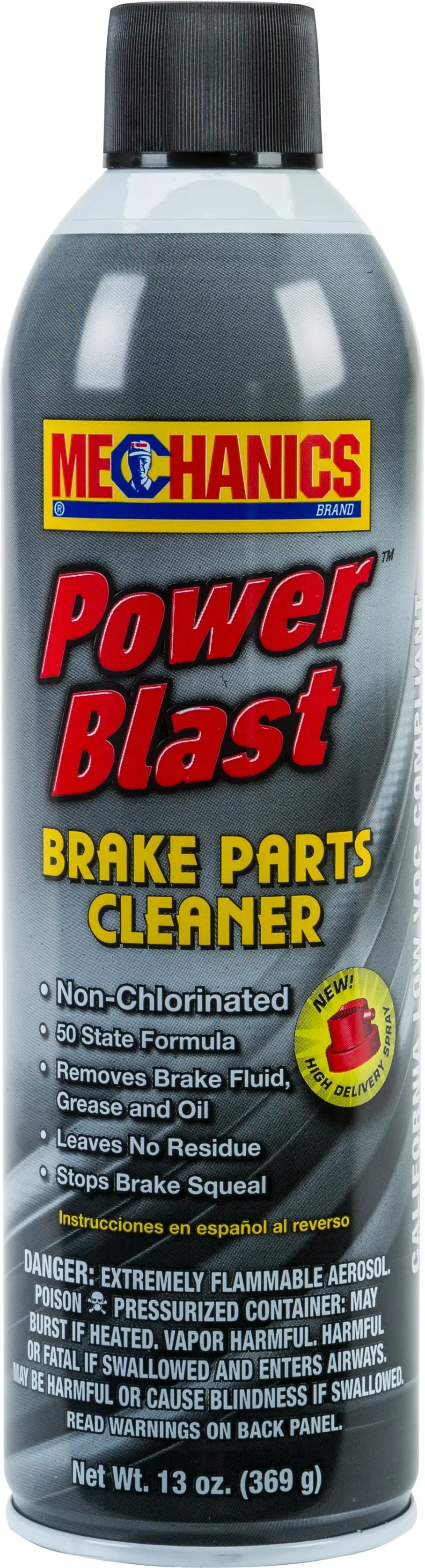 Mechanics Power Blast Brake Parts Cleaner 13 Oz MECHANICS