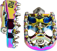 Moto Style Footpeg Set Jet Fuel 2"X3.125" FLO MOTORSPORTS
