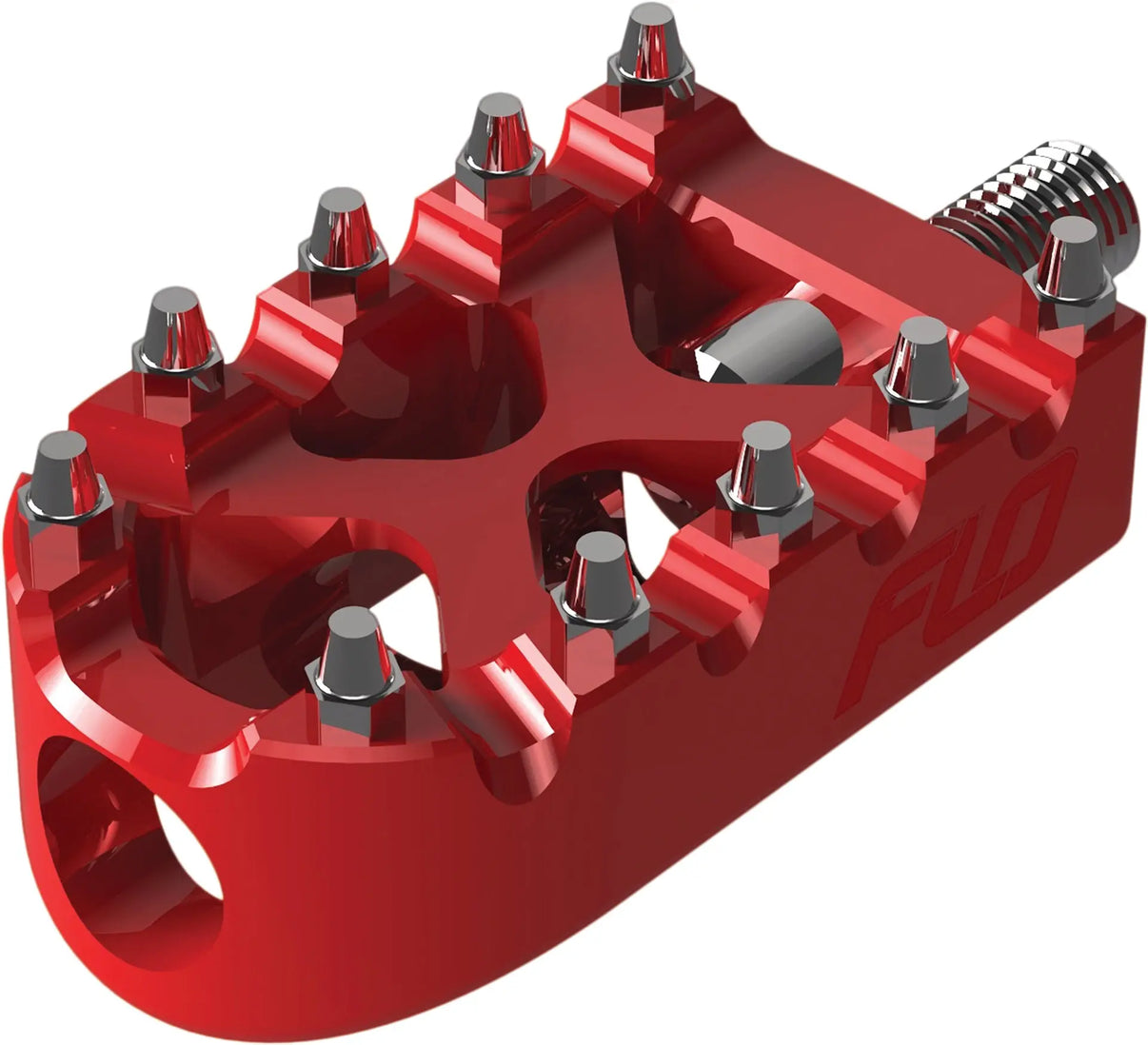 Moto Style Shift Peg Red FLO MOTORSPORTS