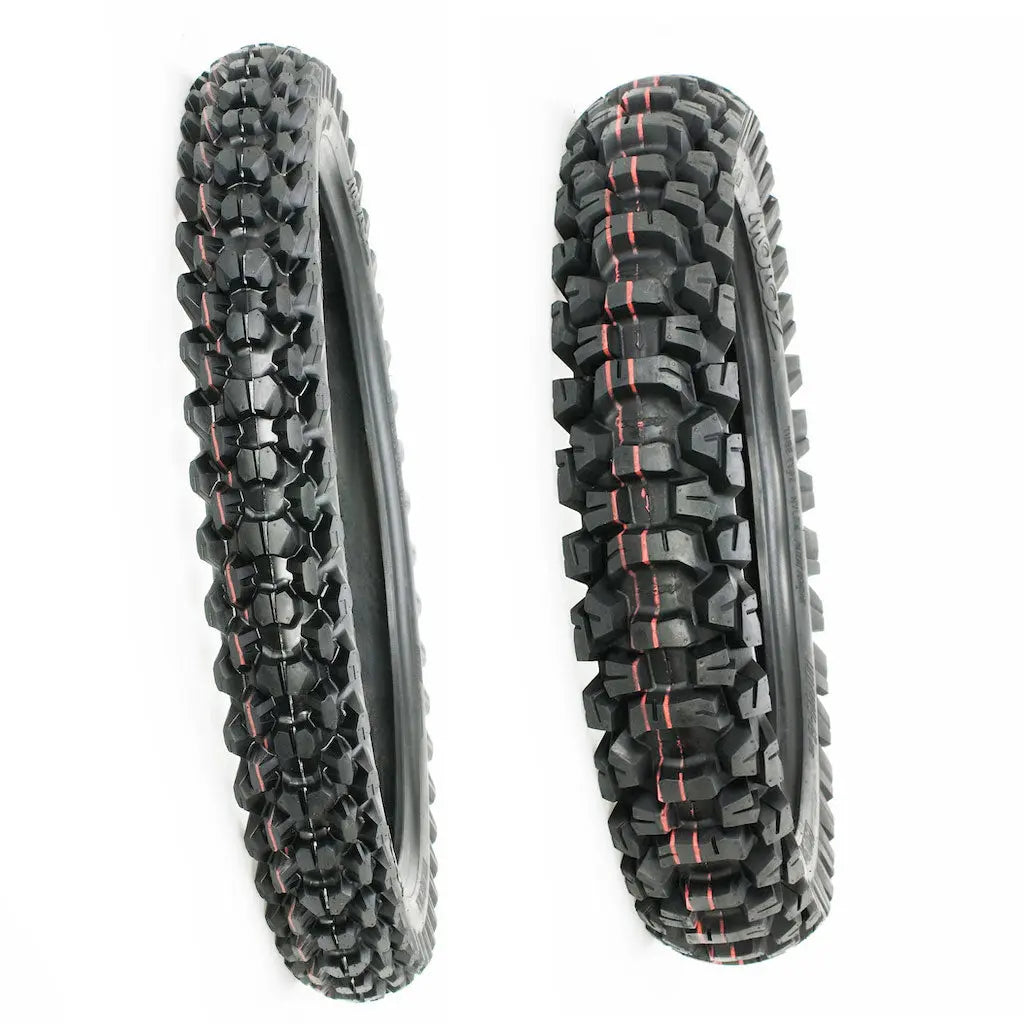 Motoz Tractionator Desert H/T Hard Terrain Tube Type Front & Rear Tires MotoZ