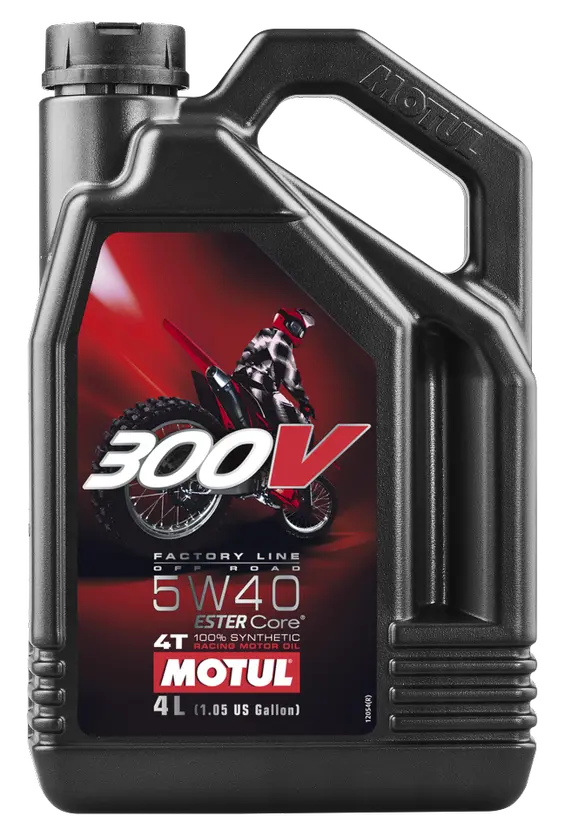 Motul 300v Offroad 4t Competition Synthetic Oil 5w40 4 Liter MOTUL