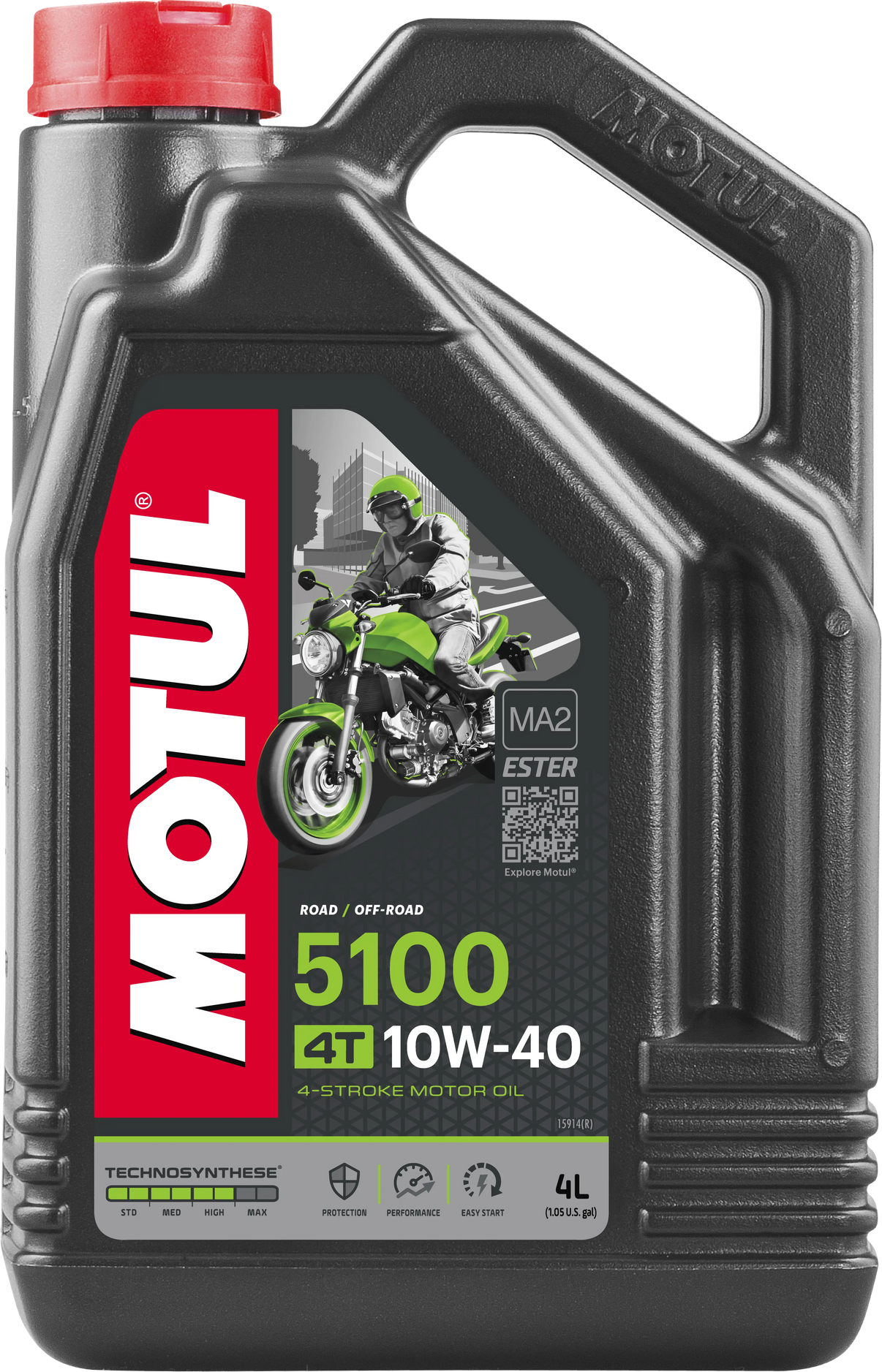Motul 5100 Ester/Synthetic Engine Oil 10w40 4 Lt MOTUL